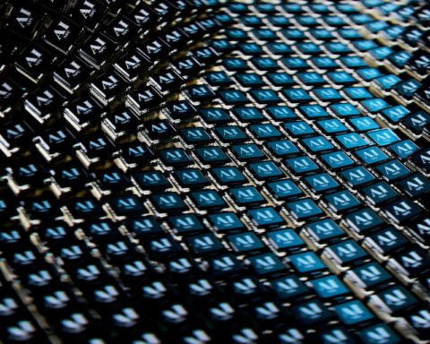 AI chip background