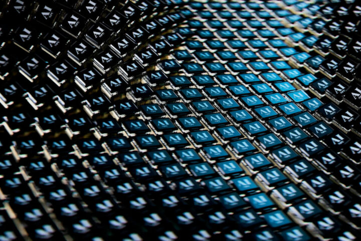 AI chip background