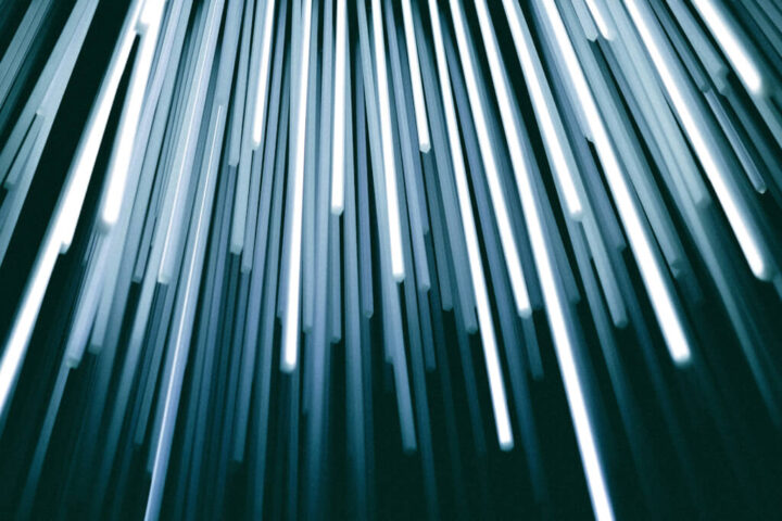 White and black digital wallpaper representing artificial intelligence technology